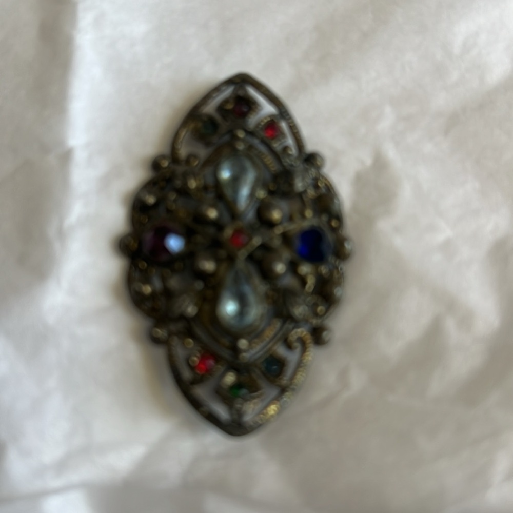 Vintage Rhinestone Brooch - Picture 5 of 9